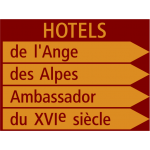Hôtel plq alu 2 mm